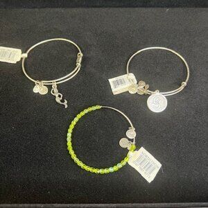 NWT Alex and Ani 3 Adjustable Bracelets